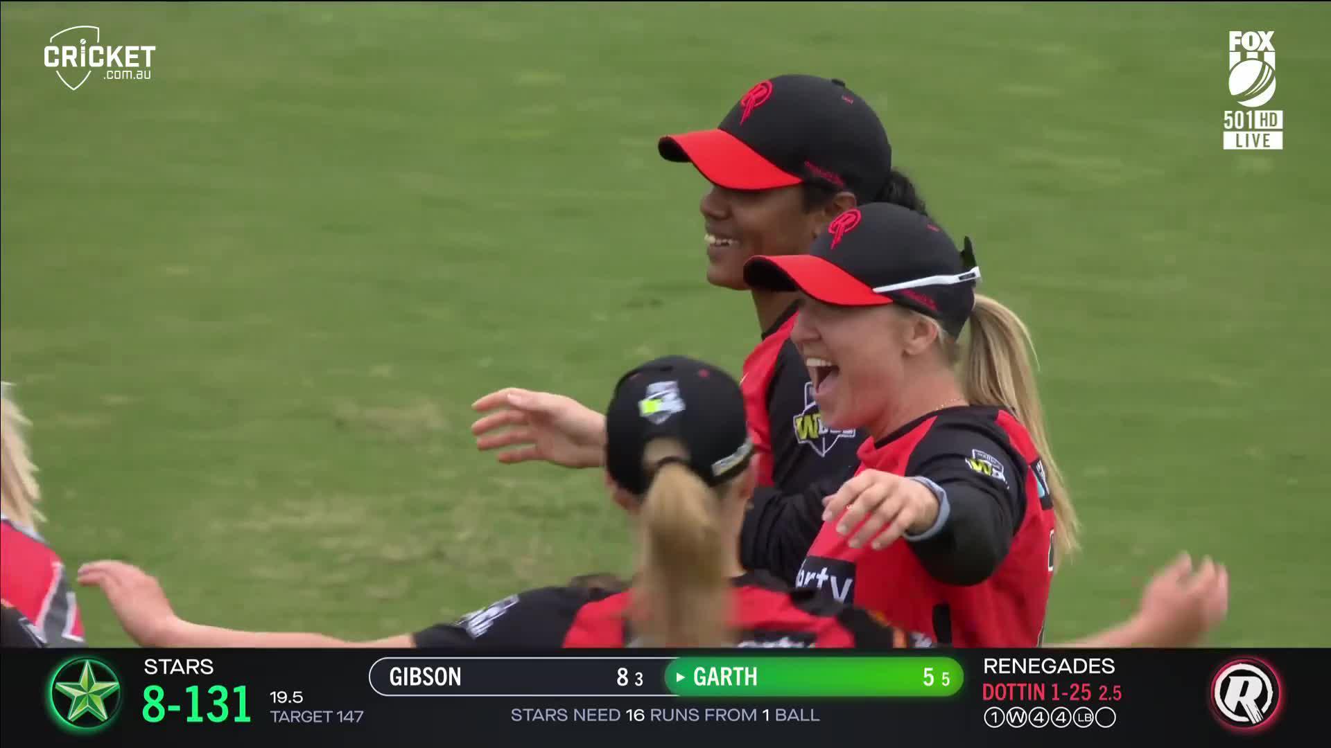 Melbourne Renegades vs. Melbourne Stars Match Highlights Melbourne Stars