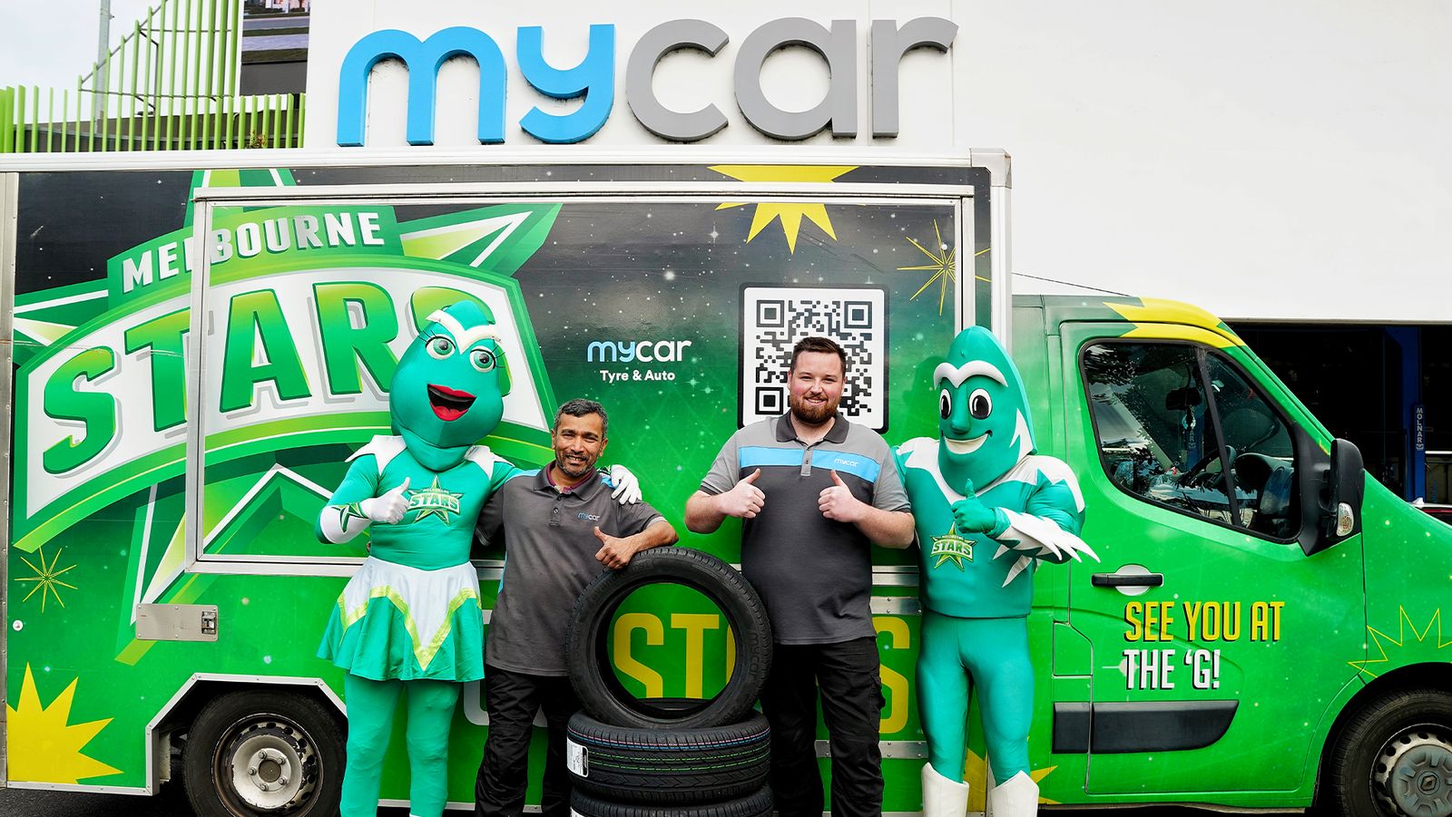 Official image for mycar becomes Official Auto Servicing and Tyre Partner of Melbourne Stars